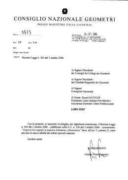 circolare - il collegio