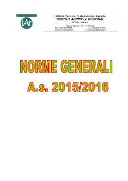 765 kB 8 Feb 2016 NORME GENERALI 2015-2016