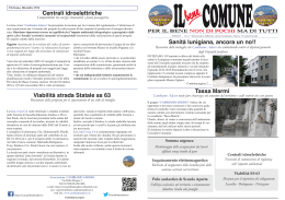 "Il bene Comune" numero 2 Dicembre 2014 - mozioni
