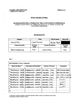 CAMERA DEI DEPUTA mmomnva E IMMUNI`I`A`