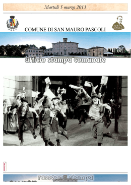 Page 1 gg COMUNE DI SAN MAURO PASCOLI @ W m @` Page 2 j