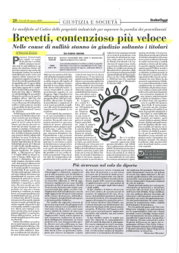Brevetti, contenzioso più veloce