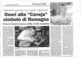 _ Cronaca Forl&igrave; - caveja romagnola