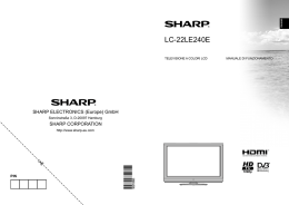 LC-24LE240E Operation-Manual IT