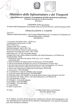 Scarica il certificato - Vendita Cerchi in lega e cerchi in ferro