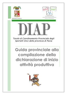 MANUALE OPERATIVO DIAP