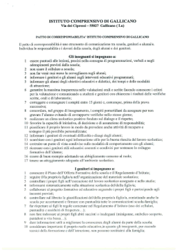 Patto corresponsabilità - Istituto Comprensivo di Gallicano