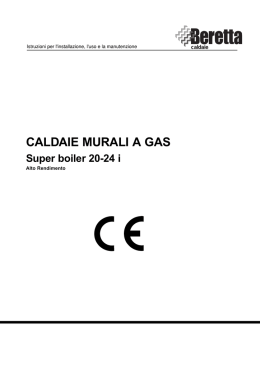 SUPER BOILER 20/24 i - Certificazione energetica