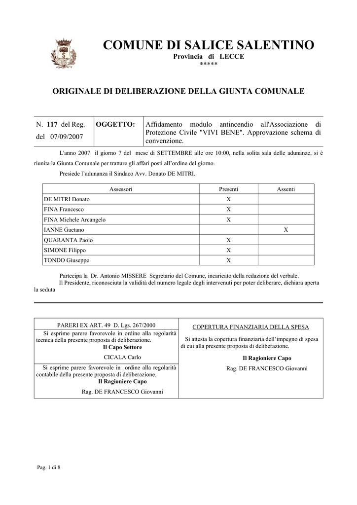 Comune Di Salice Salentino