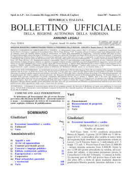 Vari - Regione Autonoma della Sardegna