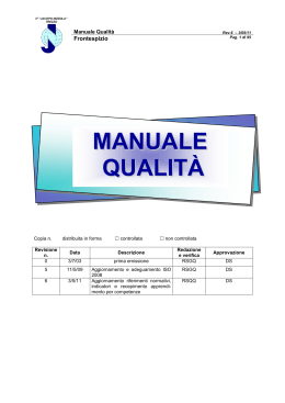 manuale qualità - IT Jacopo Nizzola
