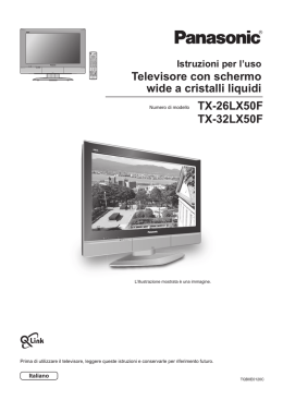 Televisore con schermo wide a cristalli liquidi TX - Migros