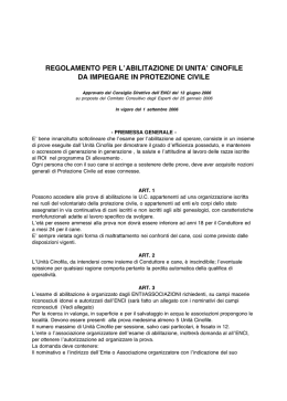 regolamento per l`abilitazione di unita` cinofile da