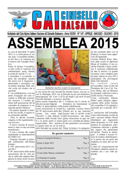 2° trimestre 2015 ASSEMBLEA 2015