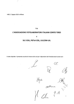 l`associazione fotolaboratori italiani conto terzi