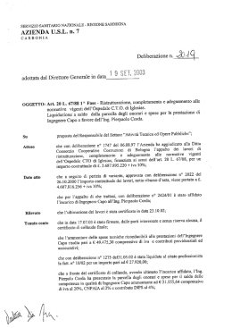 Delibera 19 Settembre 2003,N.2019