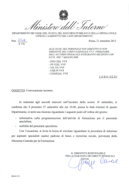 Scarica l`allegato - Confsal Vigili del Fuoco