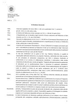 DR 268/2015 - Politecnico di Bari