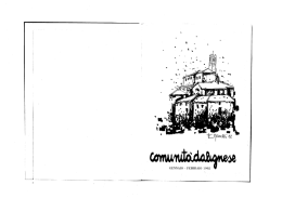 Page 1 Page 2 SOMMARIO pag. Avete incominciato Vanno 1992