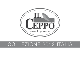 COLLEZIONE 2012 ITALIA