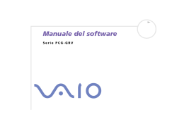 Manuale del software