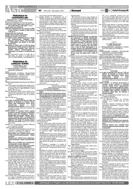 il Domani | AsteInfoappalti