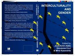 interculturality and gender