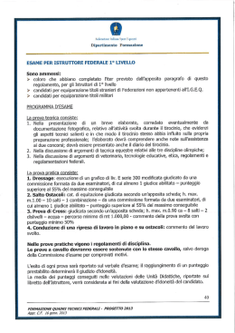 esame per istruttore federale 1° livello