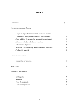 INDICE - Osservatorio Balcani e Caucaso