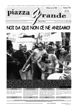 noi da qui non ce ne andiamo!