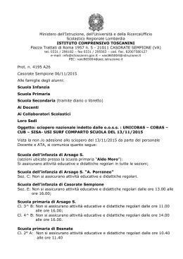 sciopero del 13-11-15 - Istituto Comprensivo Toscanini
