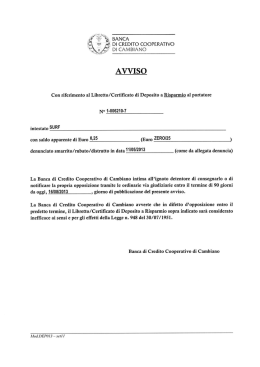 Scanned Document - Banca di Credito Cooperativo di Cambiano