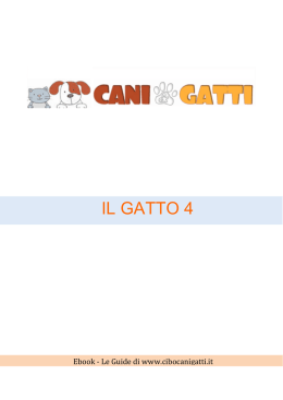 scarica subito il nostro ebook : Il gatto 4