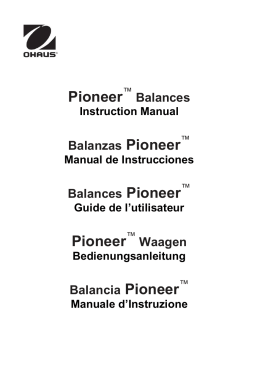 Pioneer User Manual