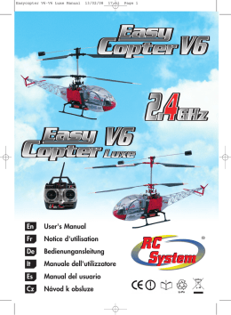Manual Easycopter V6 24G