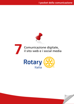 Comunicazione Digitale - Rotary distretto 2072