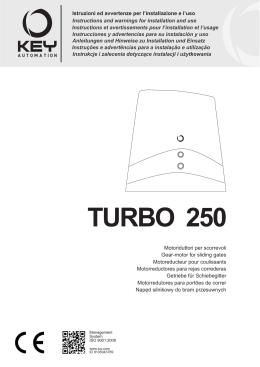 turbo 250 - Key Automation