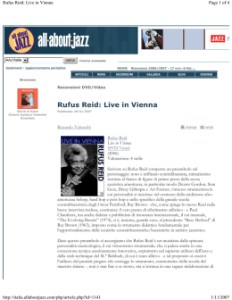 Rufus Reid: Live in Vienna