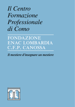 Il Centro Formazione Professionale di Como Fondazione ENAC