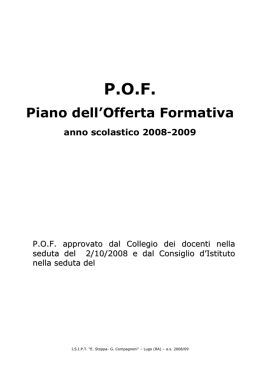 POF - Polo Tecnico Professionale di Lugo