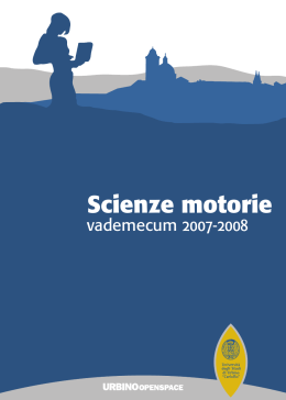 scienze motorie - Università degli Studi di Urbino