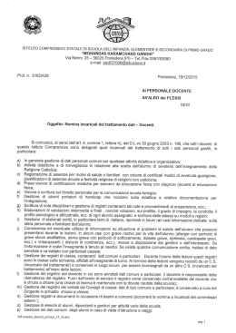 Nomina docenti