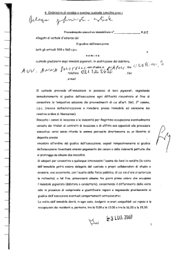 4. Ordinanza di vendita e nomina custode (veachiegocj Procedimen