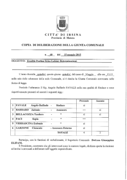Delibera di G.C. n. 60-2015