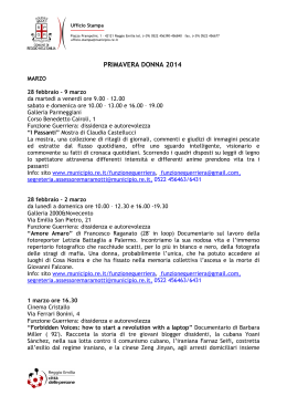 Programma completo - Comune di Reggio Emilia
