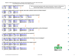 1 I processi di riforma aziendale finiranno mai? % 1 si 80