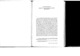 dei morti - Teatro e Storia