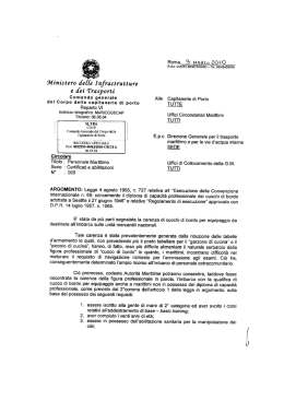 Leggi il PDF allegato - Collegio Capitani Compartimento di Napoli