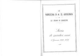 La Parrocchia di C&agrave; Briani: parte I - pagine 1 - 21