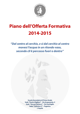 POF 2014-2015 - "Dante Alighieri"